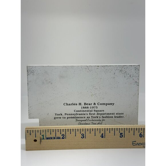 VTG Cat’s Meow York PA Bear’s 5.75"x4.25" Store Collectible Wooden Miniature - Picture 8 of 8